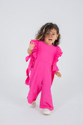 Fushia Linen Jumpsuit